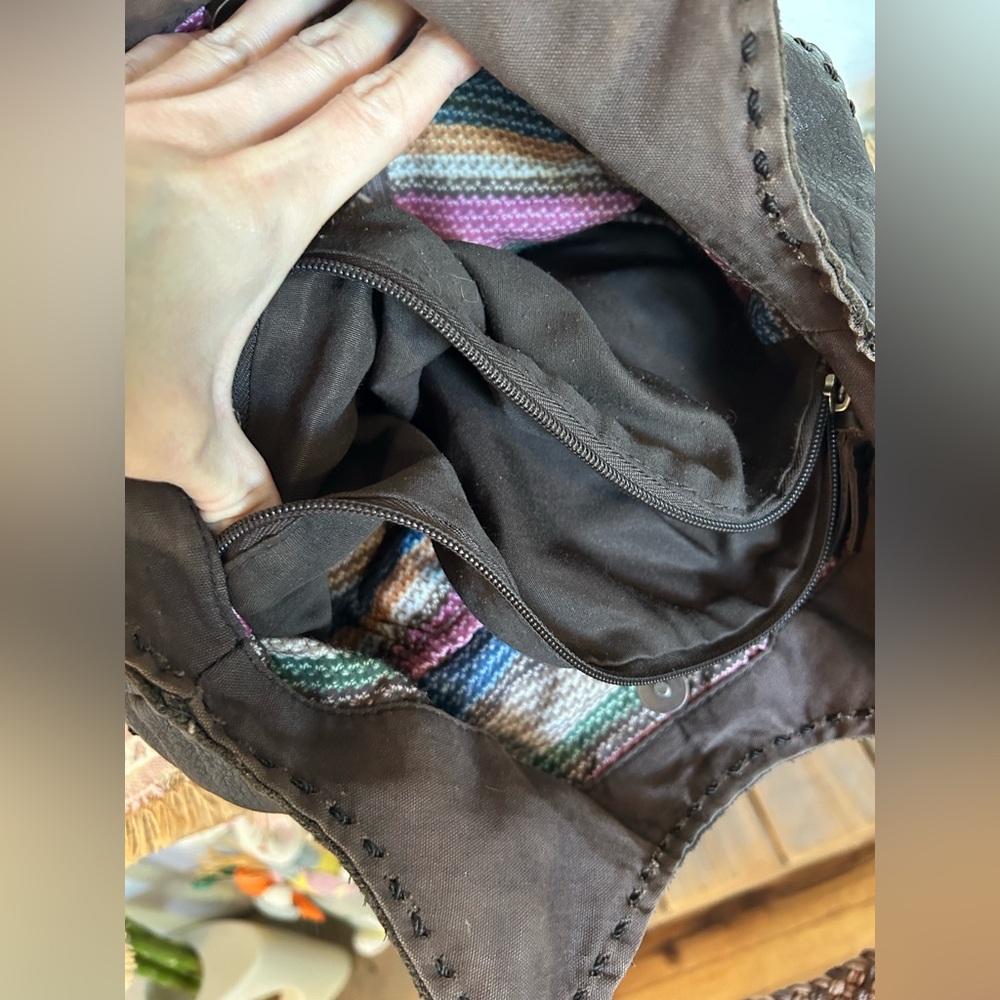 The Sak Black Braided-Handle Hobo Bag - Picture 9 of 11